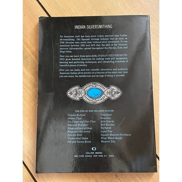 Indian Silver smithing by W. Ben Hunt. 1975 8th printing. over size soft cover - Picture 6 of 6
